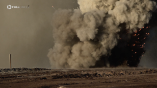 Groundbreaking using explosives for the new Feeding Tampa Bay facility.