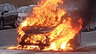 Kia Car Fire