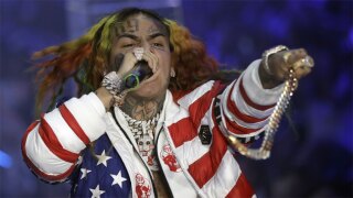 Tekashi 6ix9ine performs during 2018 concert in Milan, Italy